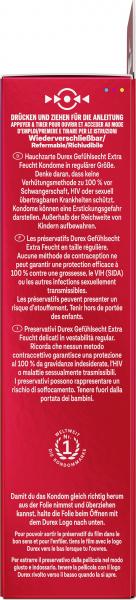 Durex Kondome Gefühlsecht Extra Feucht Reguläre Passform