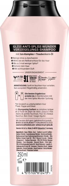 Schwarzkopf Gliss Anti-Spliss Wunder Shampoo