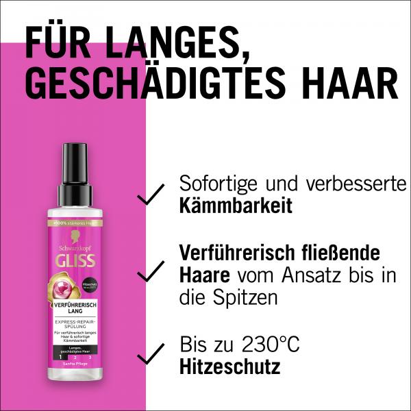 Schwarzkopf Gliss Verführerisch Lang Express-Repair-Spülung
