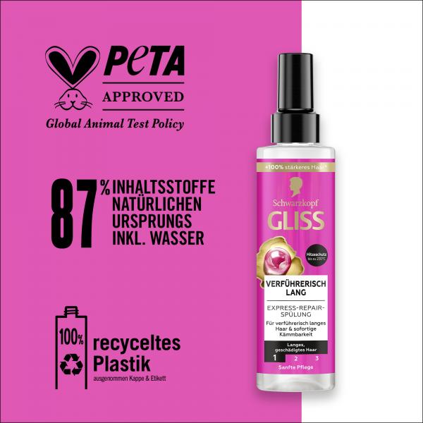 Schwarzkopf Gliss Verführerisch Lang Express-Repair-Spülung