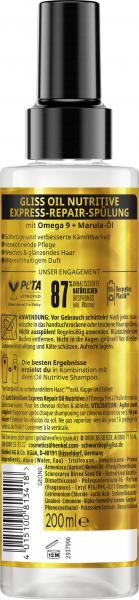Schwarzkopf Gliss Oil Nutritive Express-Repair-Spülung