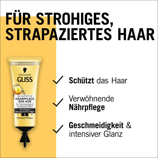 Schwarzkopf Gliss Oil Nutritive Nährpflege SOS-Kur
