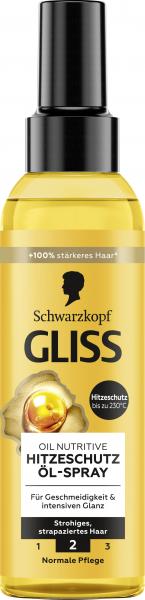 Schwarzkopf Gliss Hitzeschutz Öl Spray