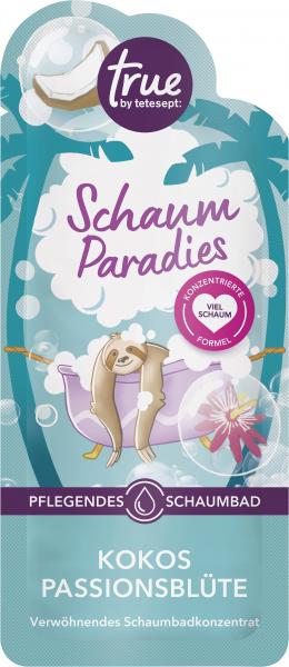 True by Tetesept Schaum Paradies Schaumbad Kokos Passionsblüte