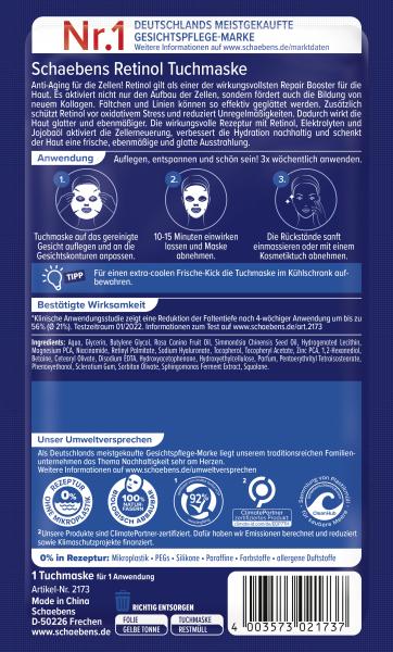 Schaebens Retinol Tuch Maske