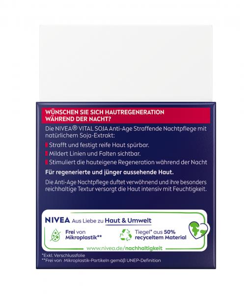 Nivea Vital Soja Anti-Age Straffende Nachtpflege für reife Haut