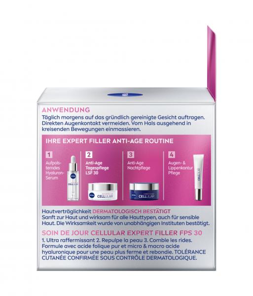 NIVEA Cellular Expert Filler Hochwirksame Anti-Age-Tagescreme LSF 30