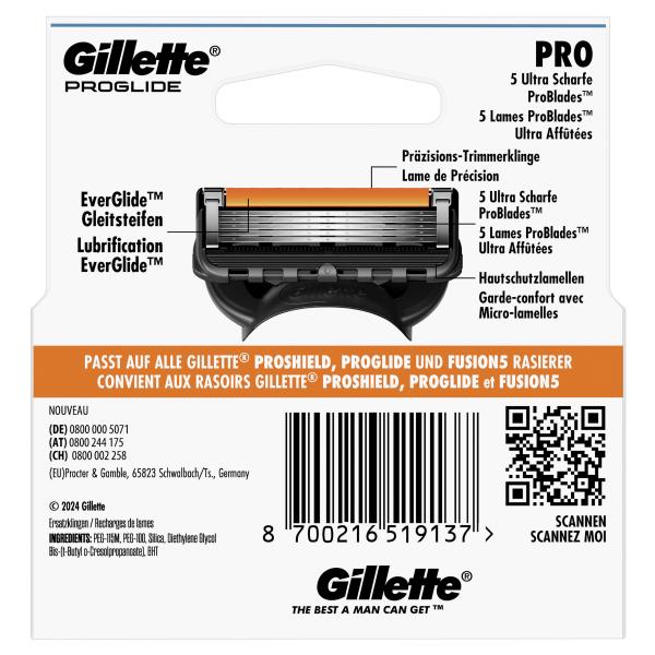Gillette ProGlide Rasierklingen