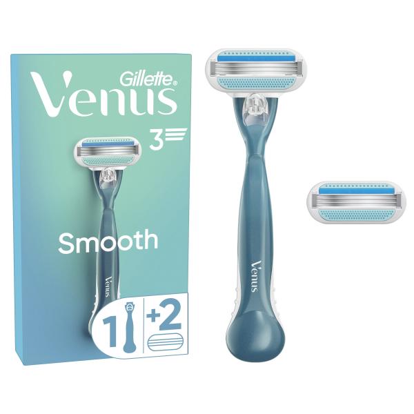 Gillette Venus Smooth Rasierer mit 2 Klingen