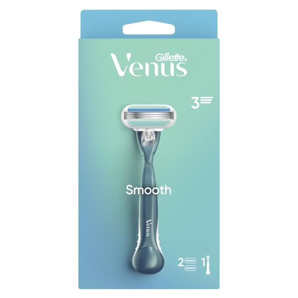 Gillette Venus Smooth Rasierer mit 2 Klingen