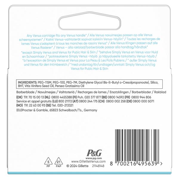 Gillette Venus Smooth Rasierklingen