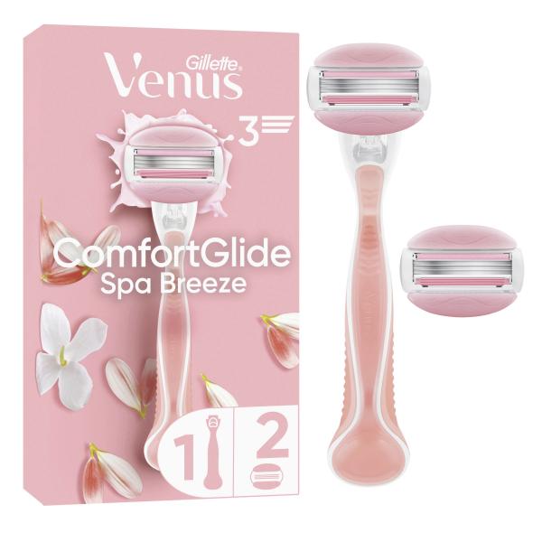 Gillette Venus ComfortGlide Spa Breeze Rasierer mit 2 Klingen