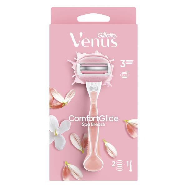 Gillette Venus ComfortGlide Spa Breeze Rasierer mit 2 Klingen