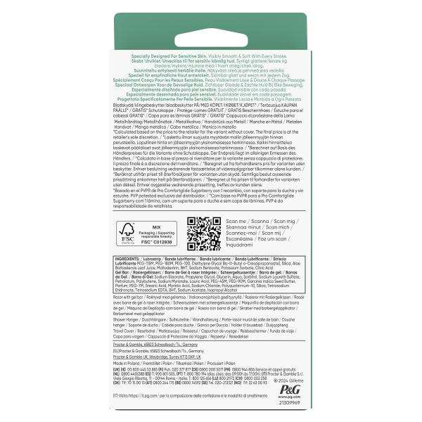Gillette Venus Pro ComfortGlide Sensitive Rasierer mit 1 Klinge