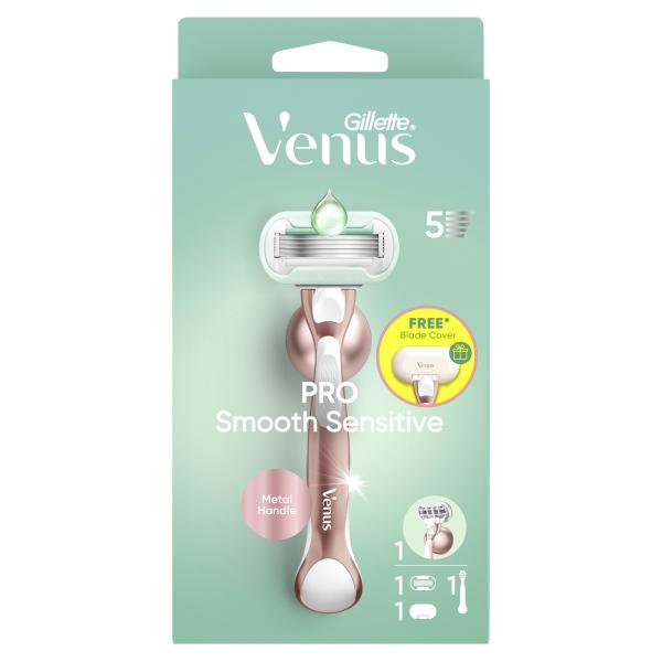 Gillette Venus Pro Smooth Sensitiv Rasierer mit 1 Klinge