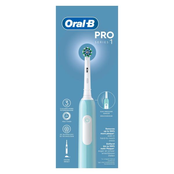 Oral-B Pro Series 1 Cross Action Caribbean Blue Elektrische Zahnbürste