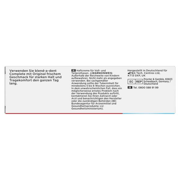 blend-a-dent Complete Haftcreme Starker Halt Originale Frische