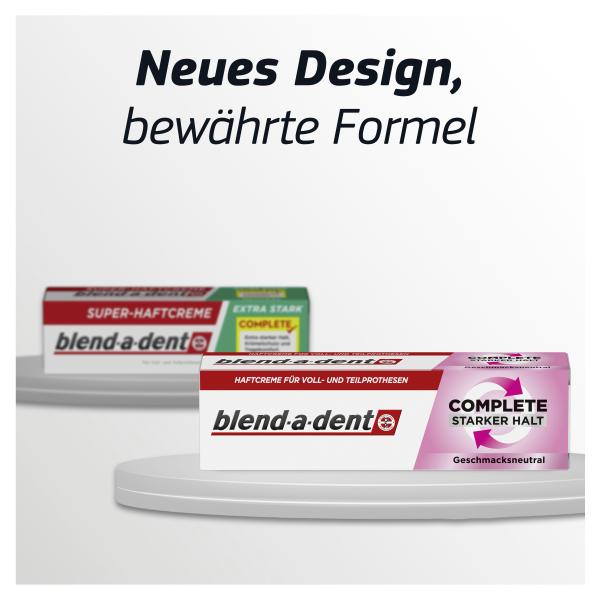 blend-a-dent Complete Starker Halt Haftcreme Geschmacksneutral