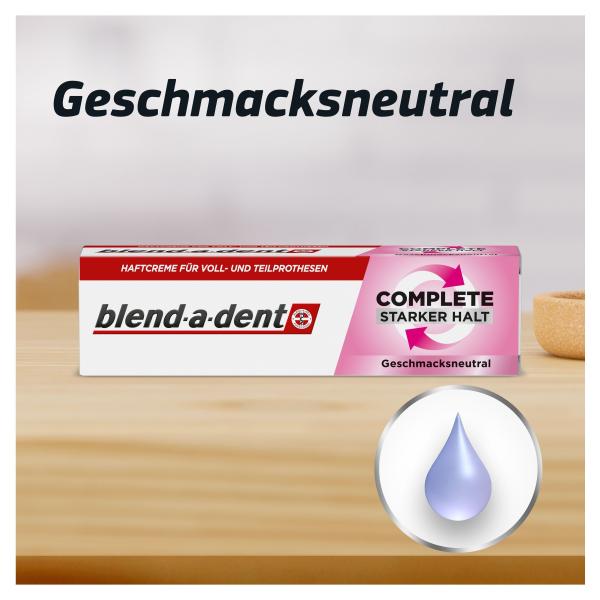 blend-a-dent Complete Starker Halt Haftcreme Geschmacksneutral