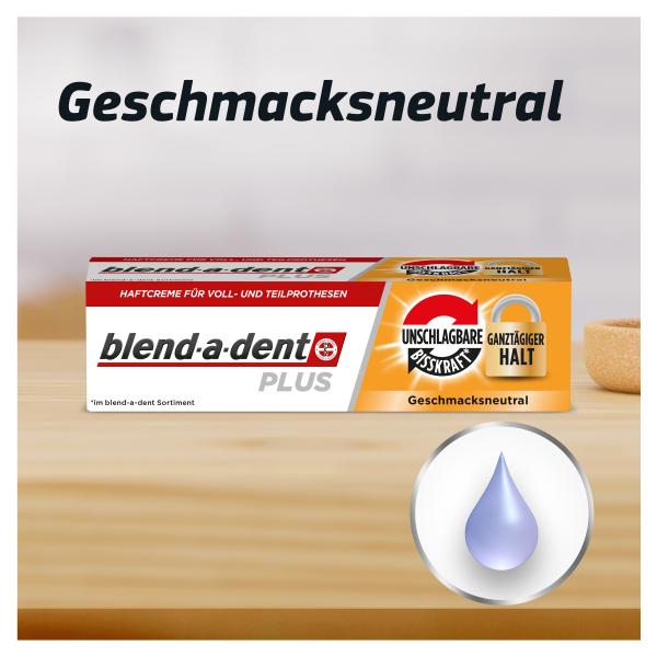 blend-a-dent Plus Haftcreme Unschlagbare Bisskraft Geschmacksneutral