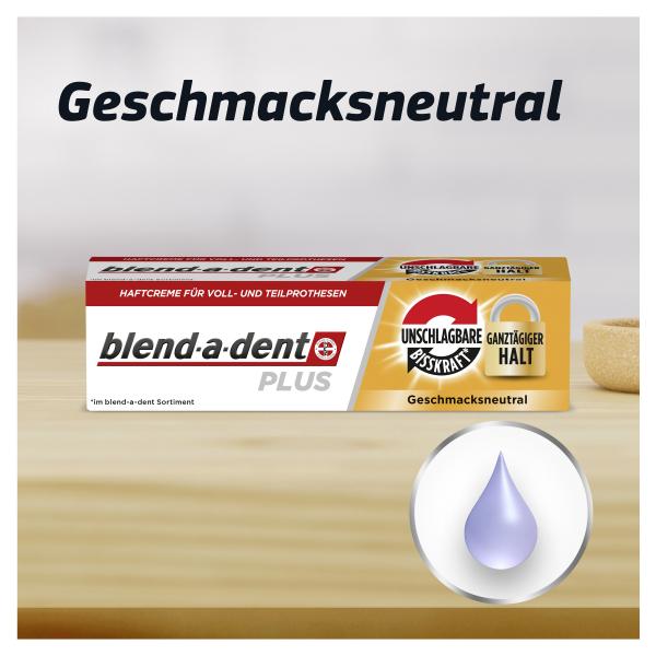 blend-a-dent Plus Haftcreme Unschlagbare Bisskraft Geschmacksneutral