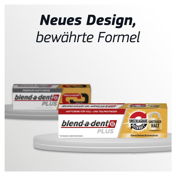 blend-a-dent Plus Haftcreme Unschlagbare Bisskraft Geschmacksneutral