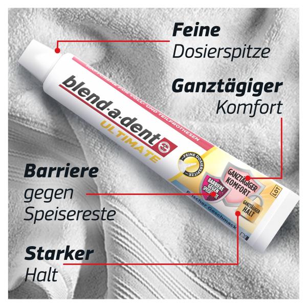 blend-a-dent Ultimate Haftcreme Frischer Geschmack