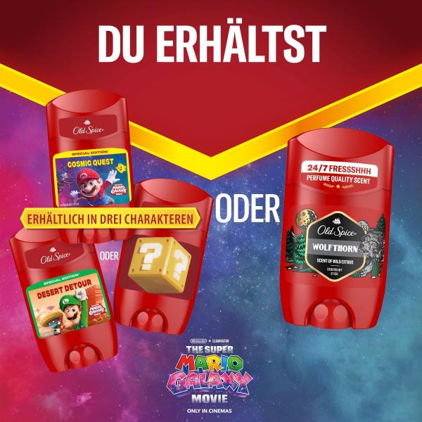 Old Spice Super Mario Special Edition Deodorant Stick