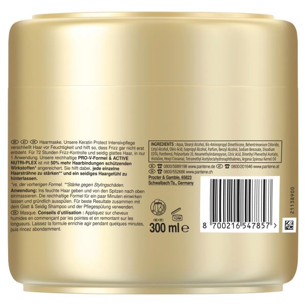 Pantene Pro-V Keratin Haarmaske Glatt & Seidig