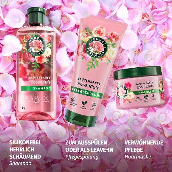 Herbal Essences Haarmaske Blütensanft Rosenduft