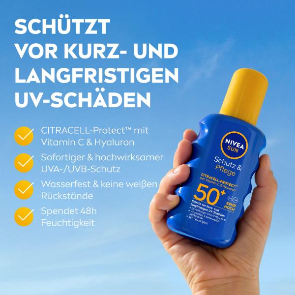 Nivea Sun Schutz & Pflege Citracell-Protect Sonnenspray LF50+