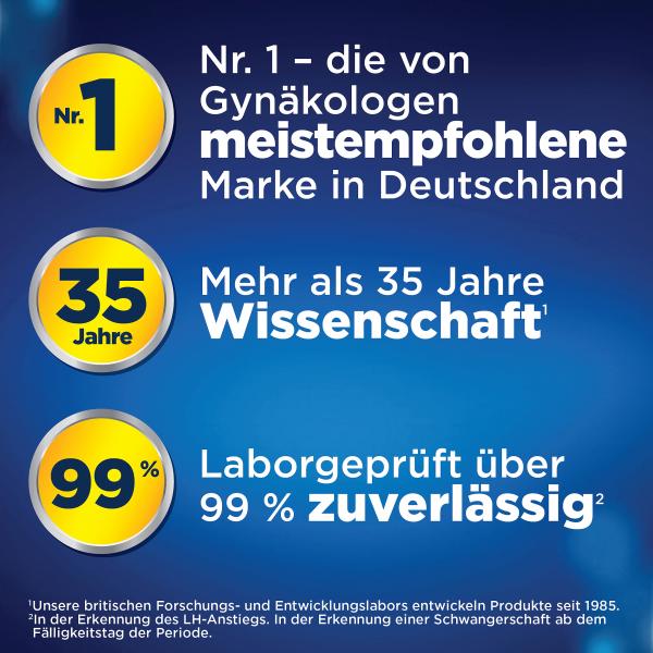 Clearblue Schwangerschaftstest Anzeige Wochen