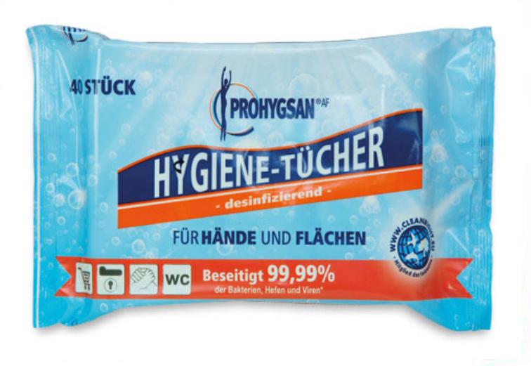 Prohygsan AF Hygiene Reinigungstücher für Hände & Flächen