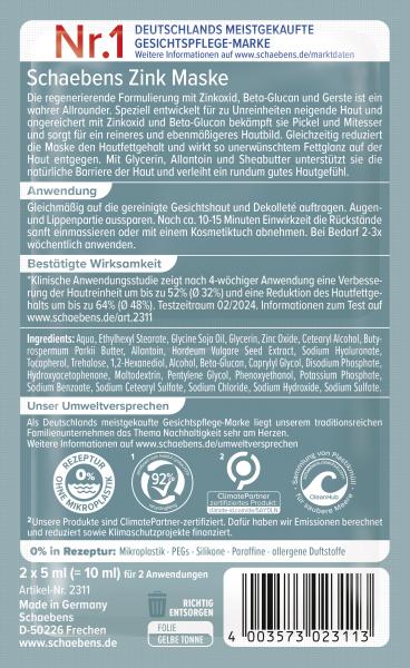 Schaebens Zink Maske