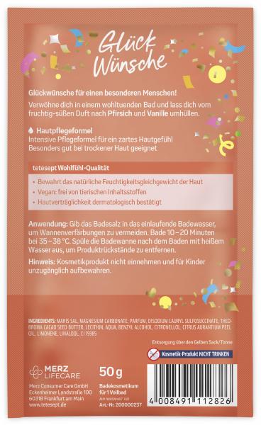 Tetesept Badesalz Glückwünsche