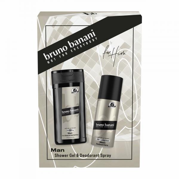 Bruno banani Geschenkset Man Shower Gel & Deodorant