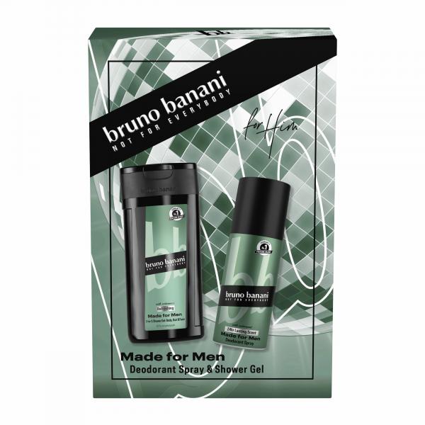 Bruno banani Geschenkset Made for Man Deo & Duschgel