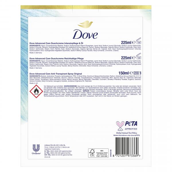 Dove 3er Geschenkset Verwöhnt