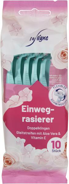 La Ligne Einwegrasierer Damen Doppelklingen