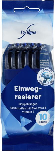 La Ligne Einwegrasierer Herren Doppelklingen