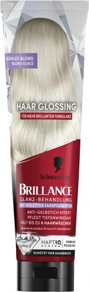 Schwarzkopf Brillance Glanz Behandlung Haar Glossing Kühles Blond