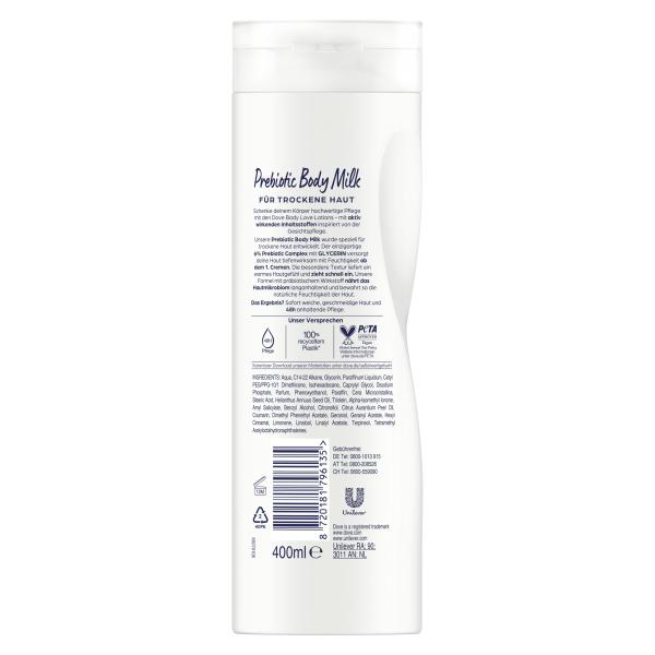 Dove Body Love Prebiotic Body Milk Glycerin