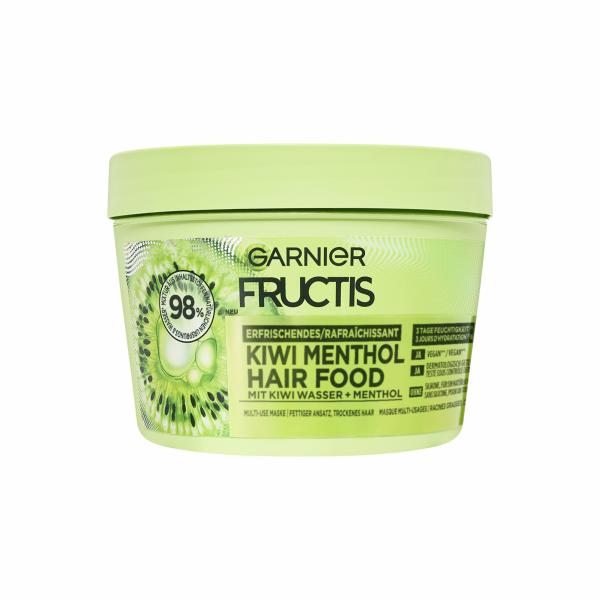 Garnier Fructis Haarkur Kiwi Menthol Hair Food 3in1 Maske