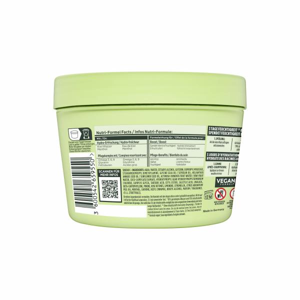 Garnier Fructis Haarkur Kiwi Menthol Hair Food 3in1 Maske