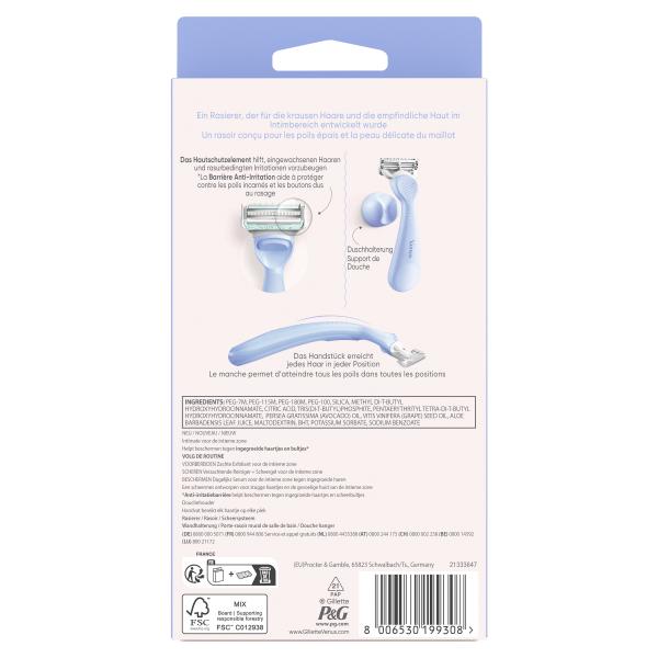 Gillette Venus Intimbereich Rasierer + 1