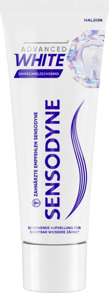 Sensodyne Zahncreme Advanced White zahnschmelzschonend