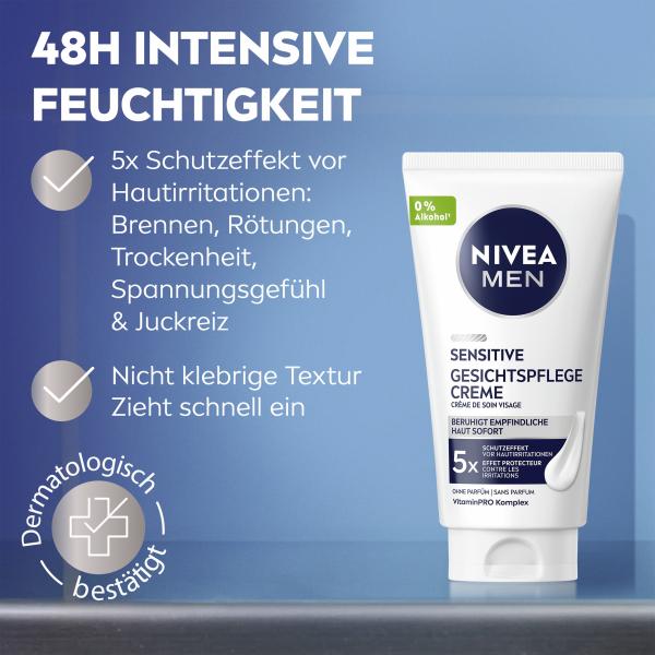 Nivea Men Sensitive Gesichtspflege Creme