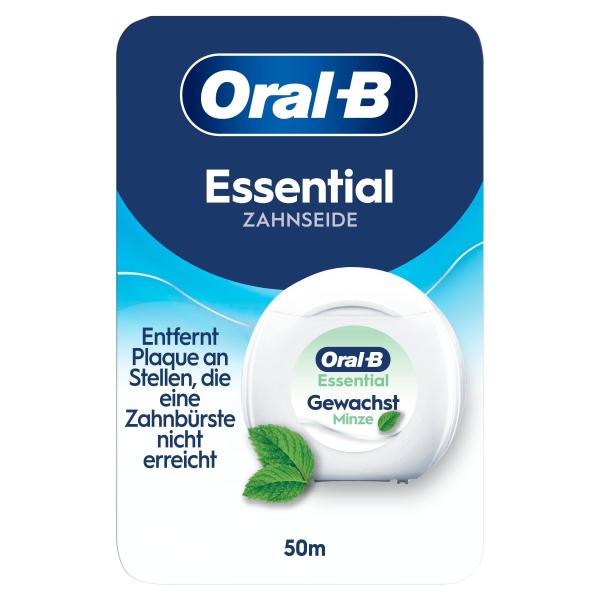 Oral-B Essential Zahnseide gewachst Minze