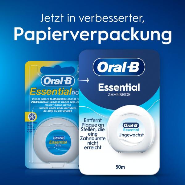 Oral-B Essential Zahnseide ungewachst