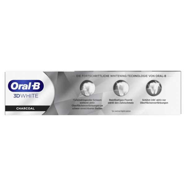 Oral-B 3D White Luxe Charcoal Zahncreme